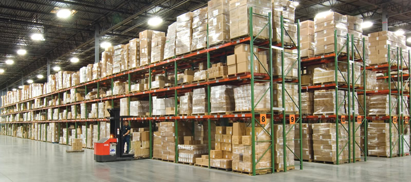 Industrial pallet racking warehouse in Omaha Nebraska